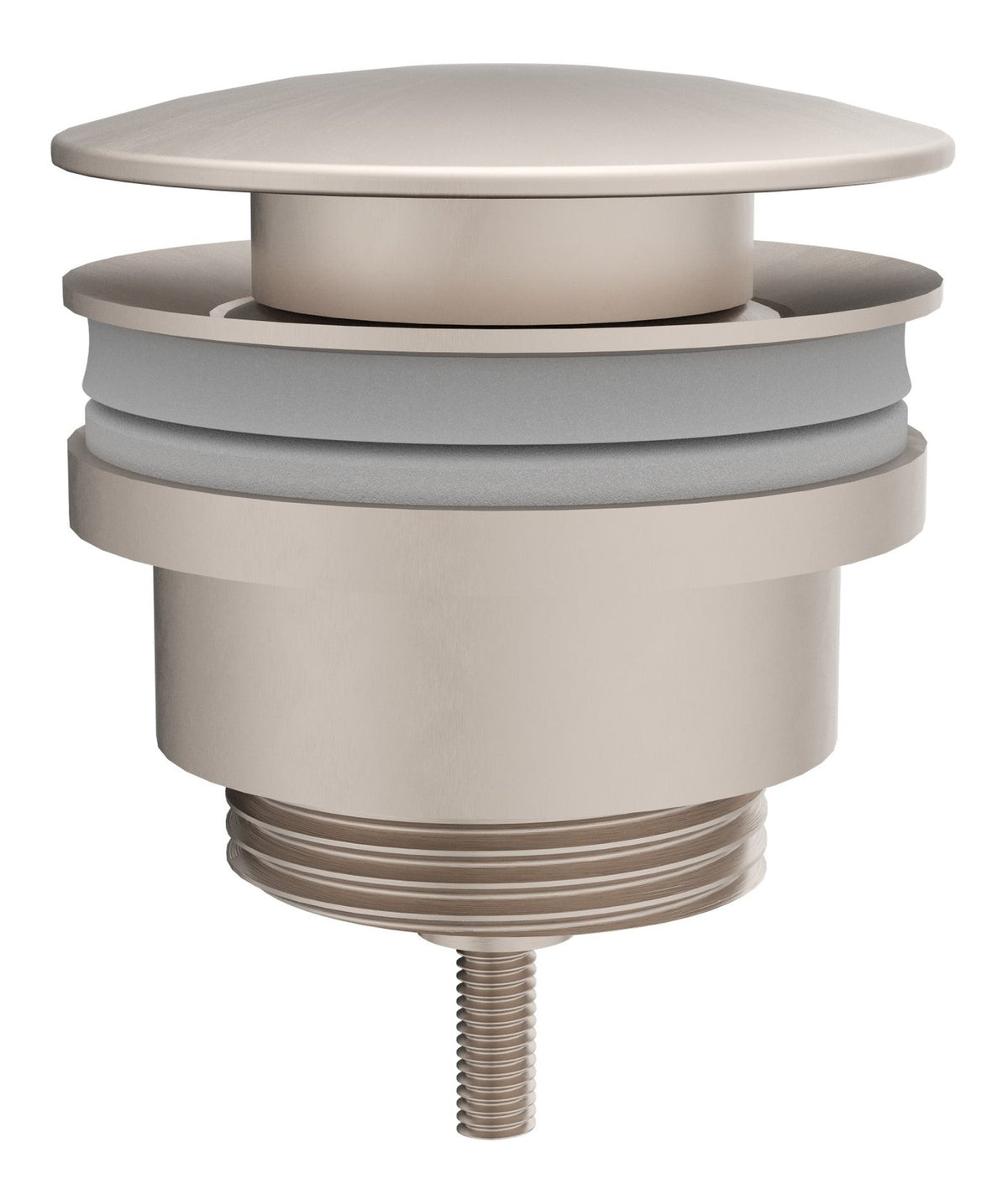 VitrA Universal Waste (Push-Open) - Brushed Nickel