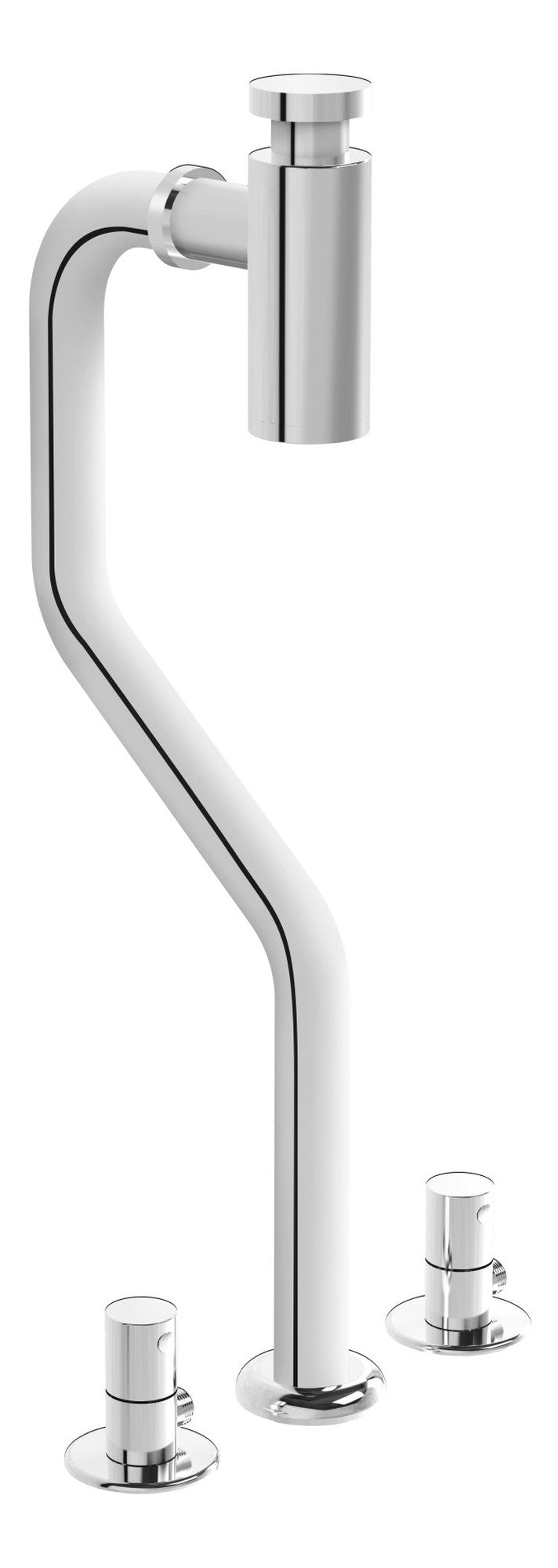 VitrA Bottle Trap for Plural Monoblock Basins - Chrome