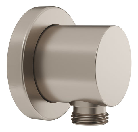 VitrA Wall Mounted Hand Shower Outlet - Brushed Nickel