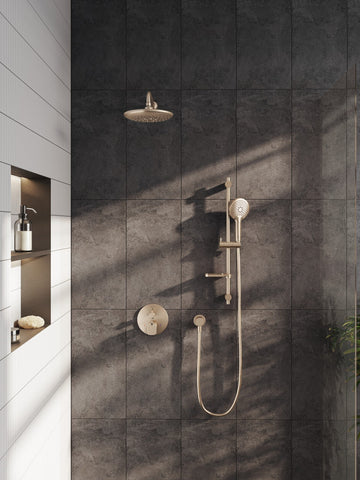 VitrA Origin Wall Mounted Connection Pipe (Long) - Brushed Nickel