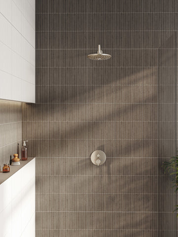 VitrA Origin Wall Mounted Connection Pipe (Long) - Brushed Nickel