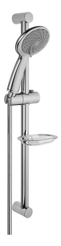 VitrA Samba 3-Function Hand Shower w/Slide Rail - Chrome