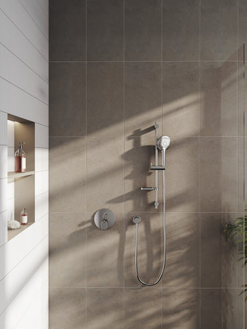 VitrA Bliss 3-Function Hand Shower w/Slide Rail - Chrome