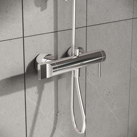 VitrA Bliss 3-Function Hand Shower w/Slide Rail - Chrome
