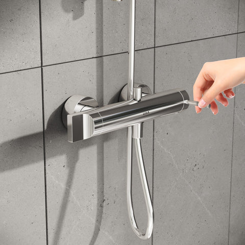 VitrA Bliss 3-Function Hand Shower w/Slide Rail - Chrome