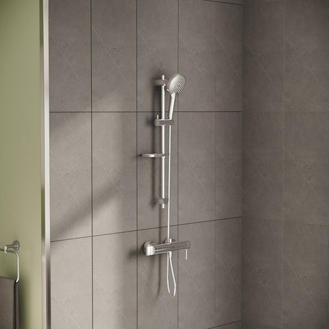 VitrA Bliss 3-Function Hand Shower w/Slide Rail - Chrome