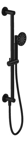 VitrA Origin Classic Hand Shower w/Slide Rail & Wall Outlet - Matt Black