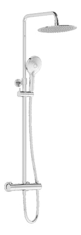 VitrA Aquaheat Bliss 250 Thermostatic Shower Column - Chrome