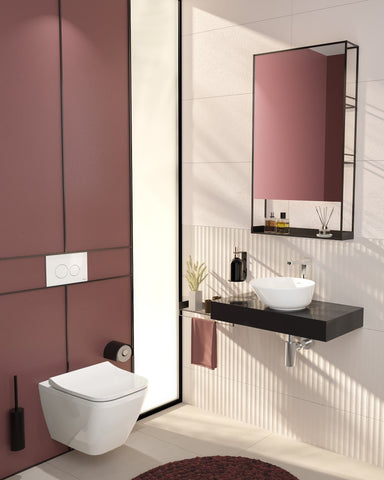 VitrA Integra Square Rimless Wall Hung Pan Only - White