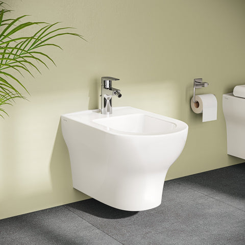 VitrA Flow Square Bidet Mixer - Chrome