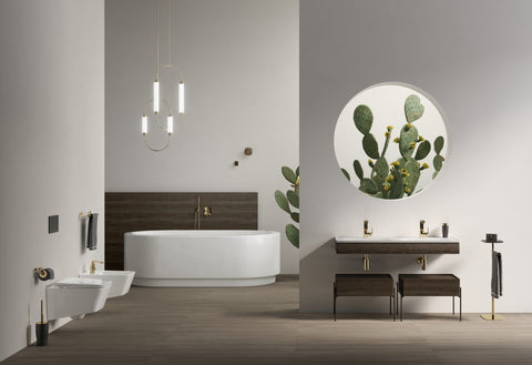 VitrA Suit Built-In Hand Shower Outlet - Gloss Black