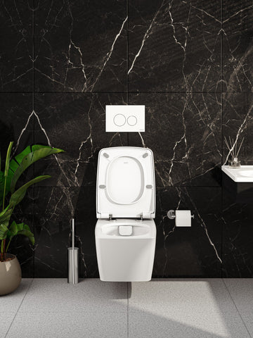 VitrA Origin Free Standing WC Brush Holder - Chrome