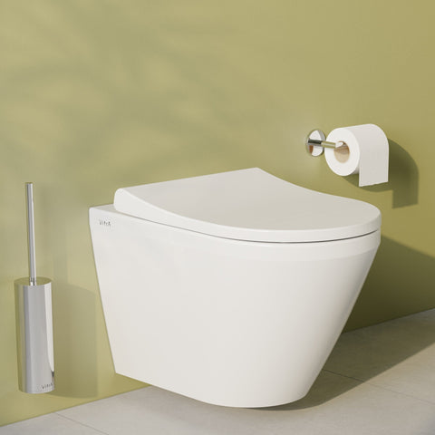 VitrA Integra Rimless Wall Hung Pan Only (Hidden Fix) - White