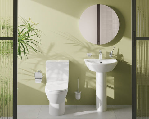 VitrA Root Square Basin Mixer - Chrome