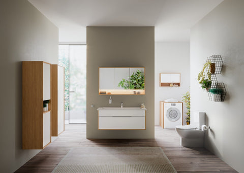 VitrA Integra 1200x470mm 2TH Vanity Basin w/Overflow - White