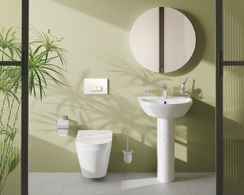 VitrA Root Round Basin Mixer - Chrome