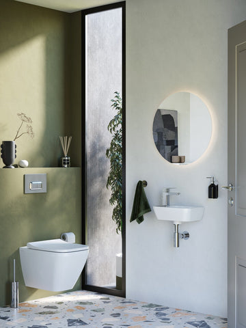VitrA Integra 370x220mm 1TH Compact Basin (No Overflow) (LH) - White