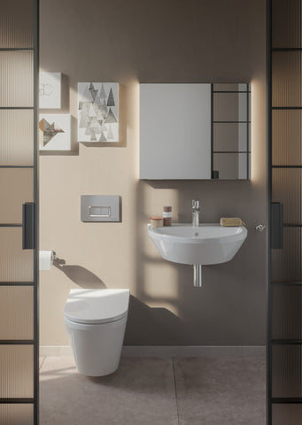 VitrA Integra Rimless Wall Hung Pan Only (Hidden Fix) - White