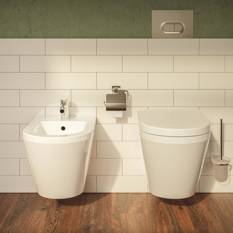 VitrA Integra Wall Hung Bidet - White