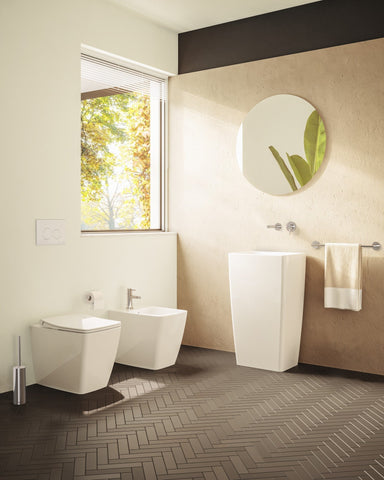 VitrA Origin Wall Mounted 2-Hole Basin Mixer - Chrome