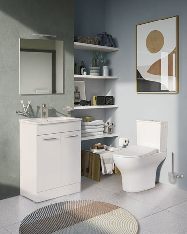 VitrA Root Round Basin Mixer - Brushed Nickel