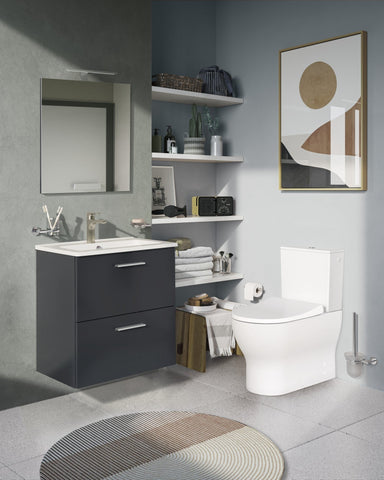 VitrA Root Round Basin Mixer - Brushed Nickel