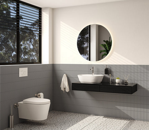 VitrA Geo 545x430mm 1TH Basin w/Overflow - White