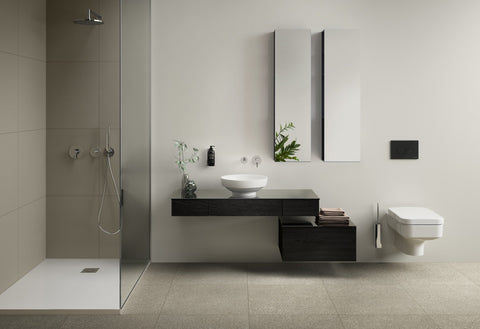 VitrA Origin Wall Mounted 2-Hole Basin Mixer - Chrome