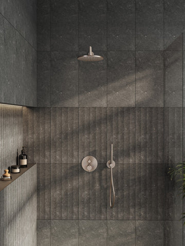 VitrA Origin Wall Mounted Connection Pipe (Long) - Brushed Nickel