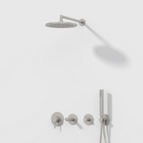 VitrA Origin 250mm Showerhead - Brushed Nickel
