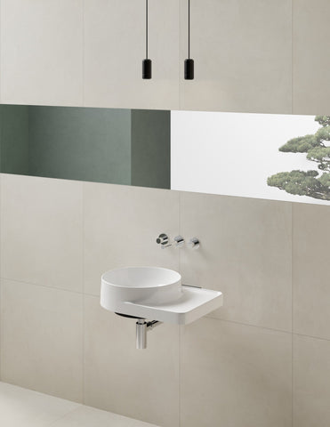 VitrA Origin Wall Mounted 3-Hole Basin Mixer - Chrome
