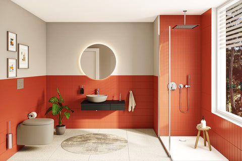 VitrA Origin Integrated 2-Way Diverter - Chrome