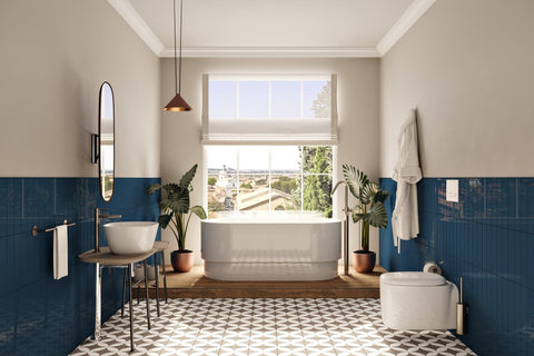 VitrA Floor Standing Bottle Trap - Chrome