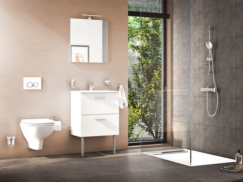 VitrA Bliss 3-Function Hand Shower w/Slide Rail - Chrome