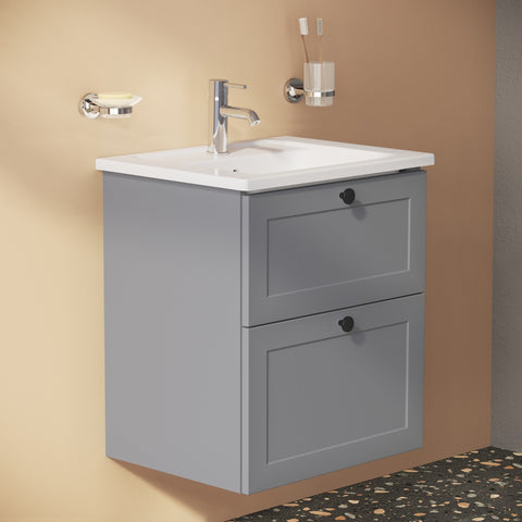 VitrA Integra 605x470mm 1TH Vanity Basin w/Overflow - White