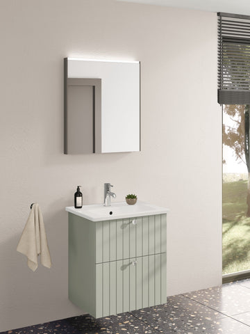 VitrA Integra 605x470mm 1TH Vanity Basin w/Overflow - White