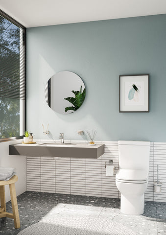 VitrA S20 Open Back Close Coupled Pan Only - White