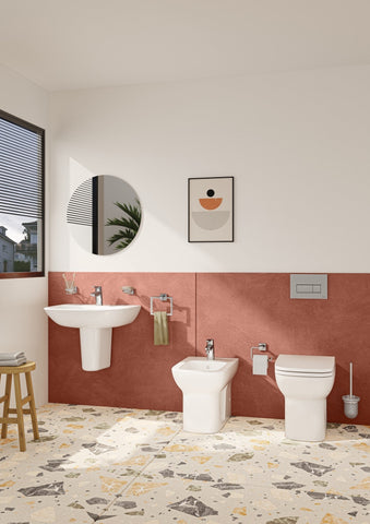 VitrA S20 Back to Wall Pan Only - White