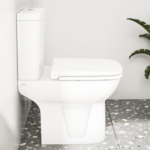 VitrA S20 Soft Close Slim Toilet Seat - White