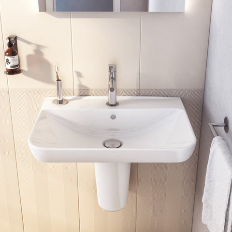 VitrA S20 185x295mm Semi Pedestal Only - White