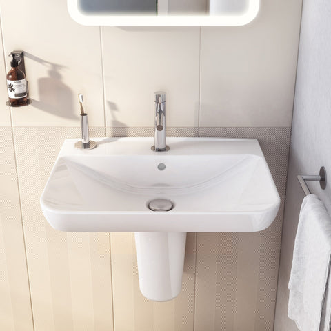 VitrA S20 185x295mm Semi Pedestal Only - White