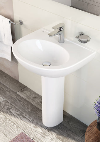 VitrA Zentrum 190x180mm Full Pedestal Only - White