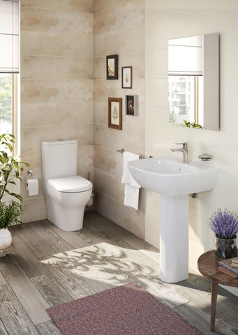 VitrA Zentrum 190x180mm Full Pedestal Only - White