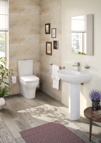 VitrA Zentrum 190x180mm Full Pedestal Only - White