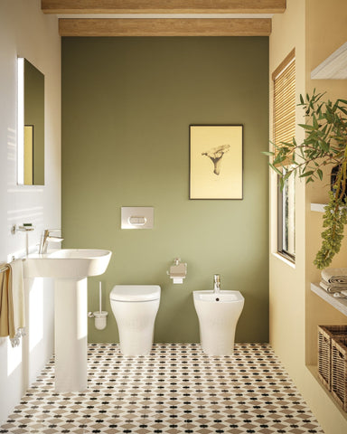 VitrA Minimax S Single Towel Rail - Chrome