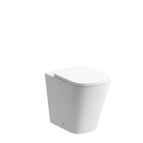 Till Square Soft Close Toilet Seat - White