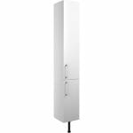 Albert 300mm 2 Door Tall Unit - White Gloss