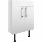 Albert 600mm Slim Basin Unit - White Gloss