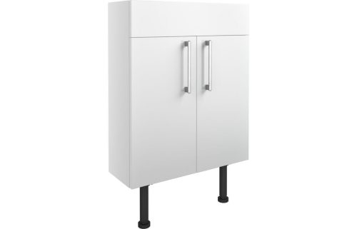 Albert 600mm Slim Basin Unit - White Gloss