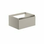 camel 600mm 1 drawer wall hung basin unit no top latte